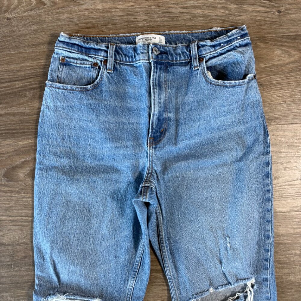 Abercrombie & Fitch 90s Straight Ultra High Rise Jeans Size 31 - Picture 3 of 5